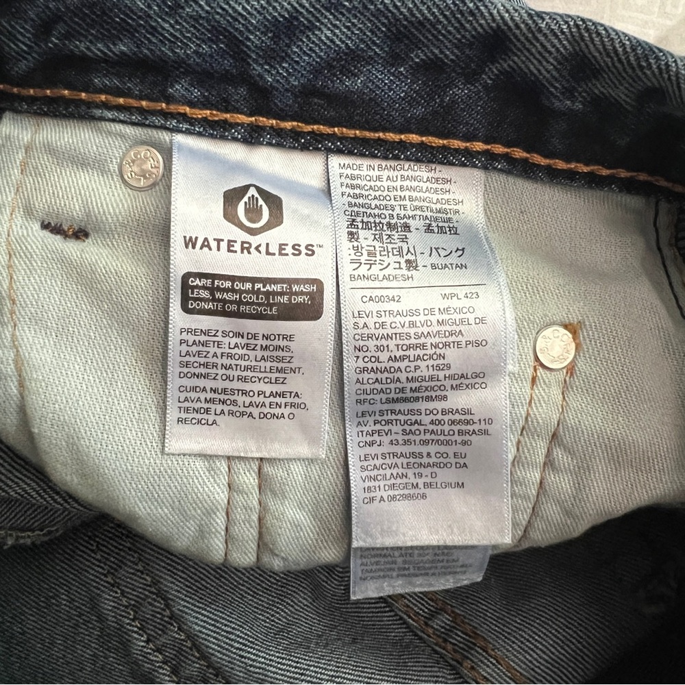 New LEVIS MENS JEANS 30x30 - Picture 4 of 4